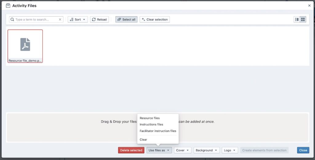Extended File management Upload Files