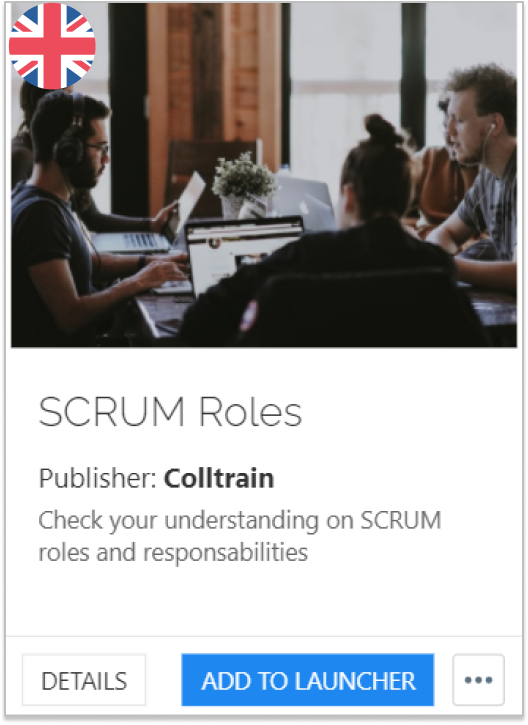 SCRUM roles - Colltrain Library - Activity Description