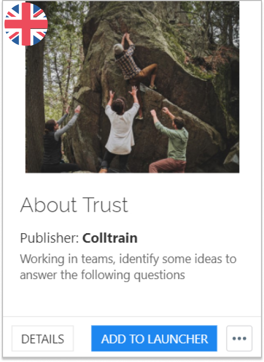 About Trust - Colltrain Library - Activity Description