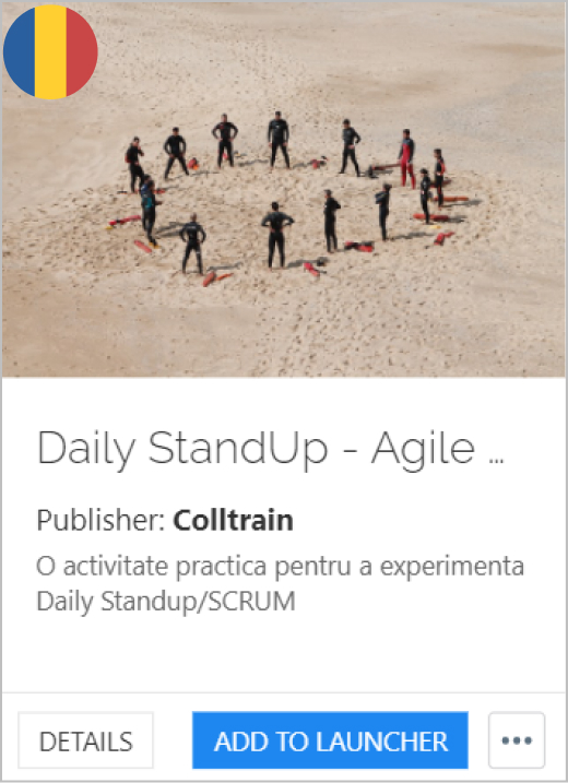 Daily Stand-up Meeting - Colltrain Library - Activity Description - ro