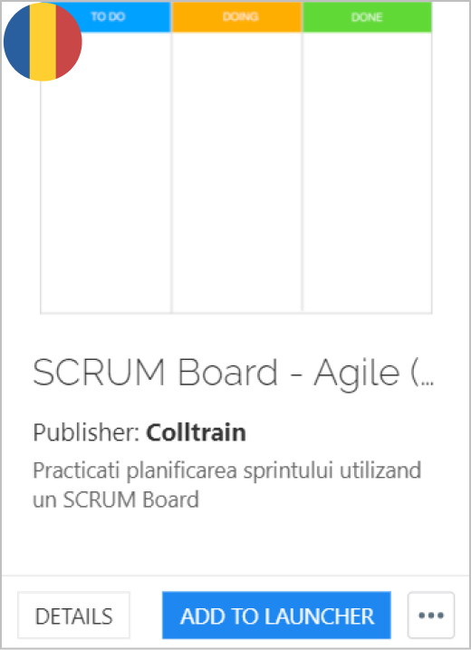 SCRUM Board - Agile - Colltrain Library - Activity Description - ro