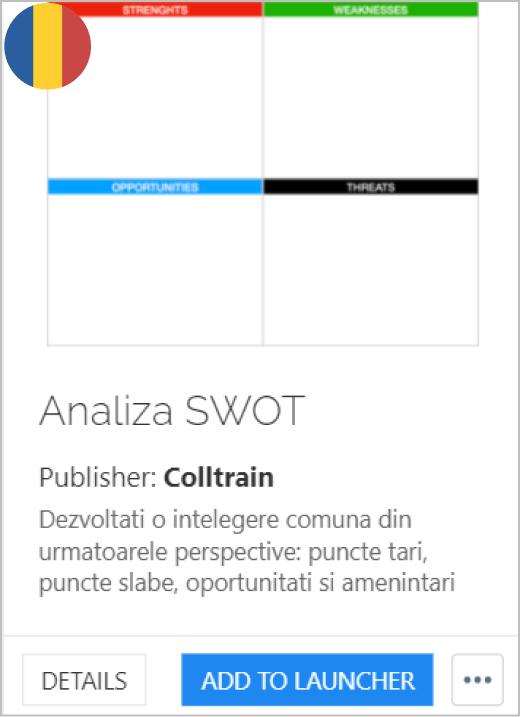 SWOT Analysis - Colltrain Library - Activity Description - ro