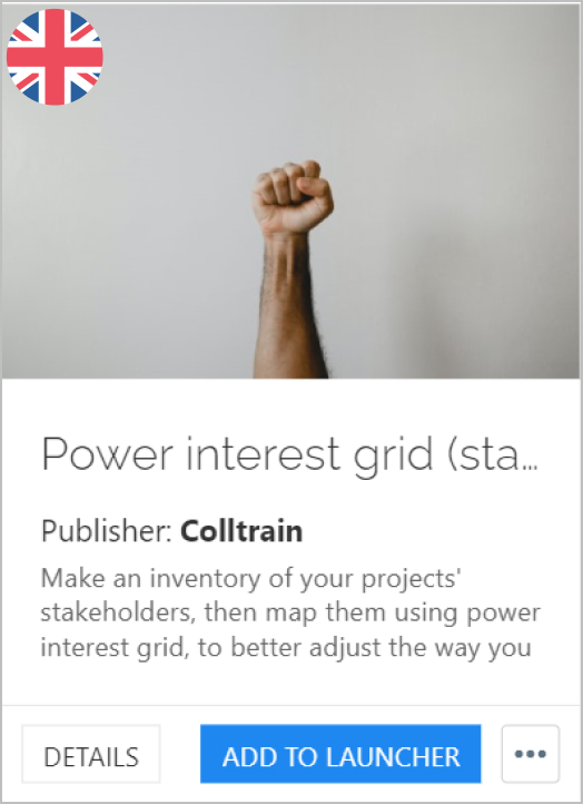 Power interest grid - Colltrain Library - Activity Description - en