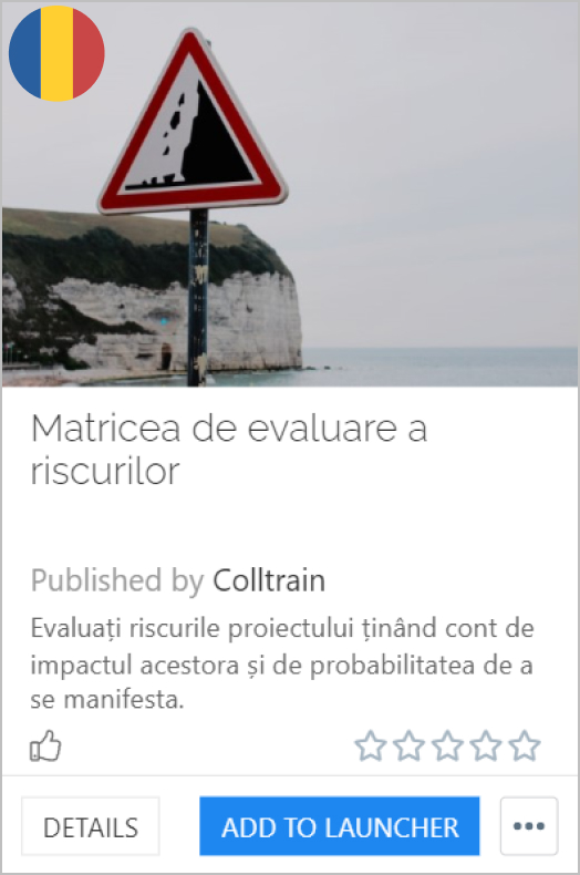 Risk assessment matrix - Colltrain Library - Activity Description - ro