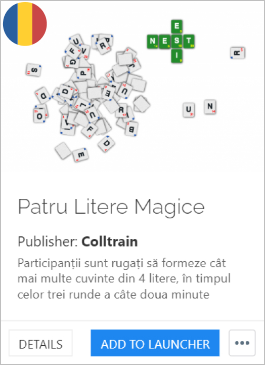 Magic letters - Colltrain Library - Activity Description - ro