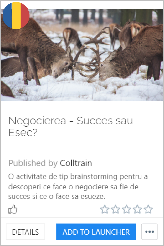 Negotiations - Success or failure - Colltrain Library - Activity Description - ro