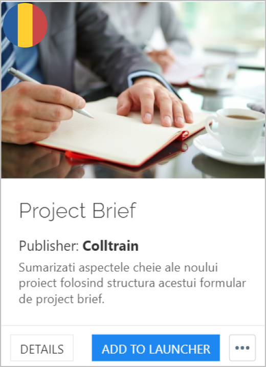 Project brief - Colltrain Library - Activity Description - ro