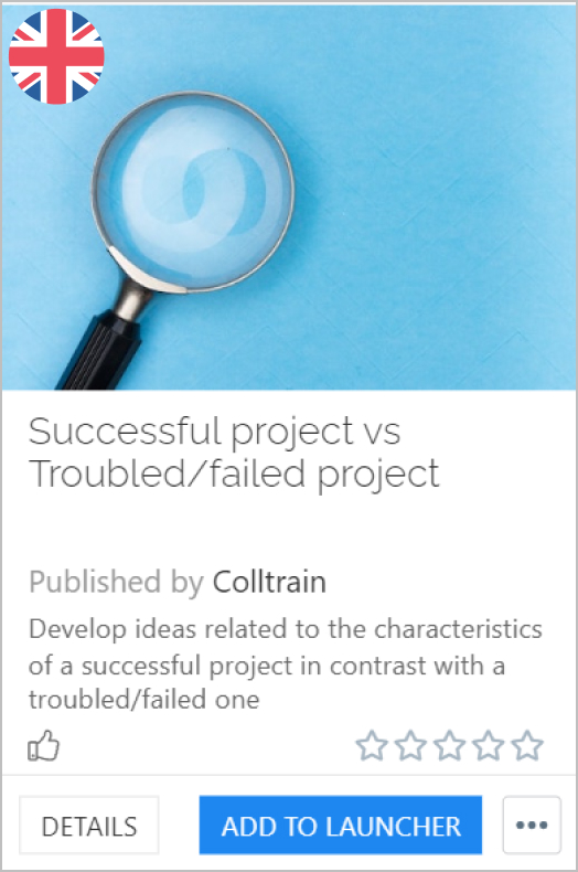 Successful vs failed project - Colltrain Library - Activity Description - en