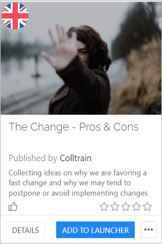 The change - Colltrain Library - Activity Description - en