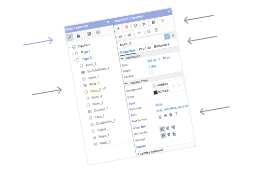Colltrain 3 extended object inspector